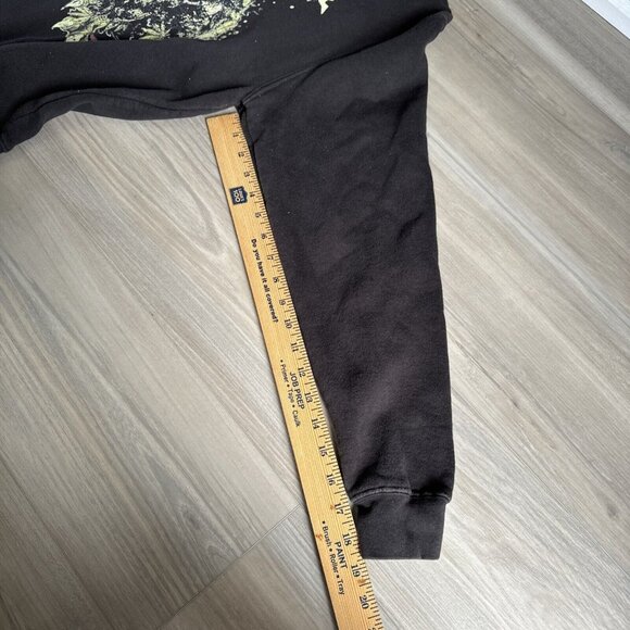 Vintage Veil‎ Of Maya Vintage Crewneck Sweatshirt Unisex Small Black Delta - Picture 8 of 9